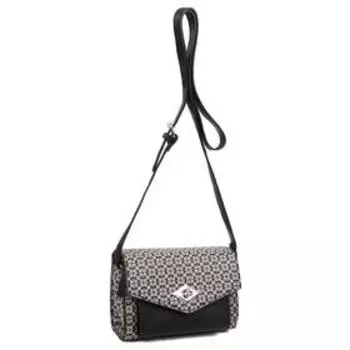 Сумка мессенджер, отдел на клапане, 2 наружных кармана, цвет серый