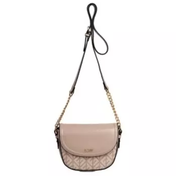 Сумка мессенджер, отдел на клапане, цвет бежевый 15х20х7см