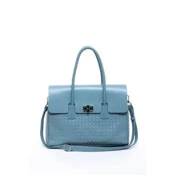 Сумка-мессенджер на клапане LUDOR, цвет голубой