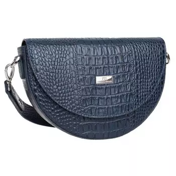 Сумка мессенджер, отдел на клапане, цвет океан