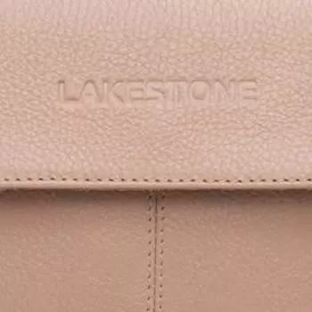 Сумка мессенджер, отдел на клапане, цвет пудра