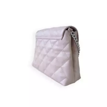 Сумка мессенджер, отдел на клапане, цвет розовый-пепел