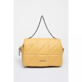 Сумка мессенджер, отдел на клапане, цвет жёлтый 20х10х14см