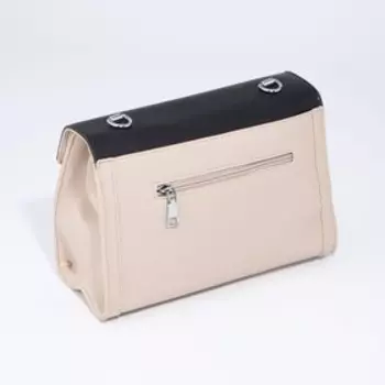 Сумка-мессенджер на клапане, цвет чёрный