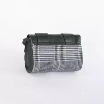 Сумка-мессенджер на молнии, регулируемый ремень, цвет зелёный