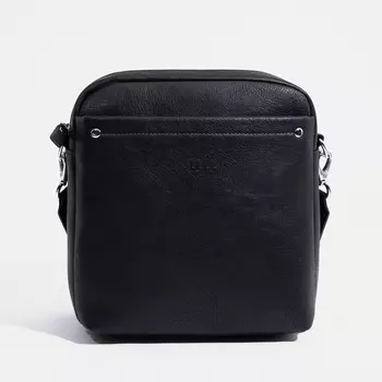 Сумка мужская, «Медведково», цвет черный