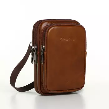 Сумка мужская, цвет коричневый