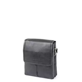 Сумка мужская, магнитный клапан, иск.кожа, цвет черный