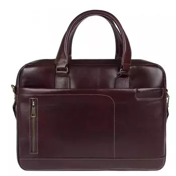 Сумка мужская, молния, н/к, цвет коньяк 380x280x95