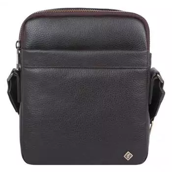 Сумка мужская, отдел на молнии, наружный карман, цвет коричневый