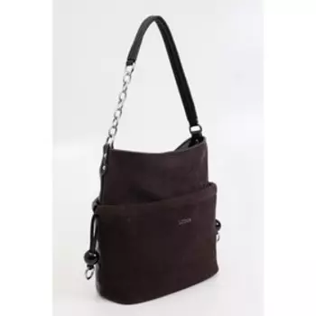 Сумка на длинном ремне, отдел на молнии, цвет коричневый 28х13х30см