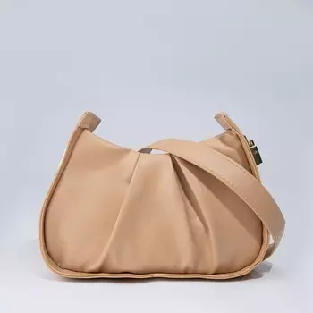 Сумка на молнии, цвет бежевый