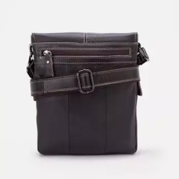 Сумка на молнии, цвет коричневый