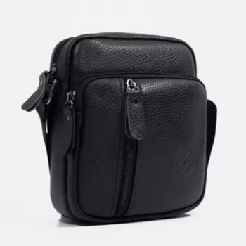 Сумка на молнии, цвет чёрный