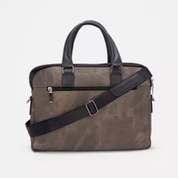 Сумка на молнии, цвет коричневый