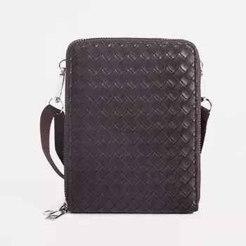 Сумка на молнии, цвет коричневый