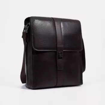 Сумка на молнии, цвет коричневый