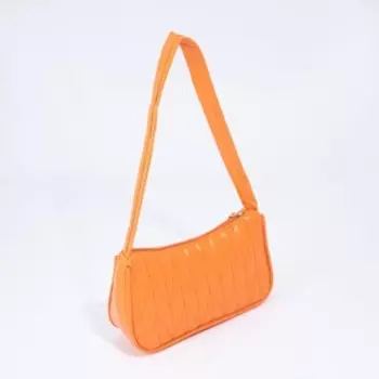 Сумка на молнии, цвет оранжевый