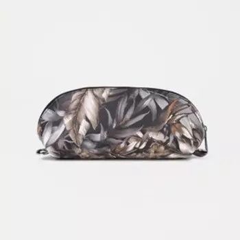 Косметичка на молнии, цвет коричневый