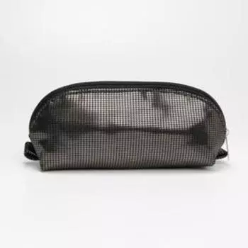 Сумка на молнии, цвет серебро