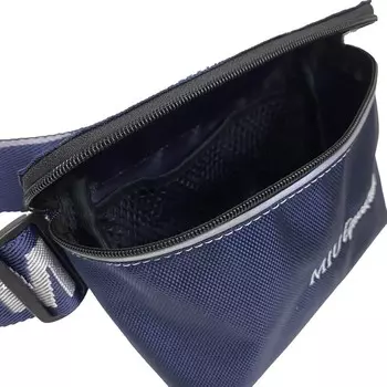Сумка на пояс Waist Bag с вышивкой, цвет синий