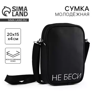 Сумка на ремешке «Не беси», 15521 см