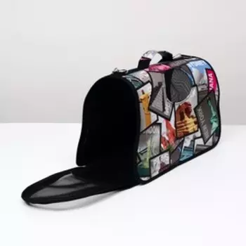 Сумка-переноска каркасная «Путешественник», размер L, 532129 см