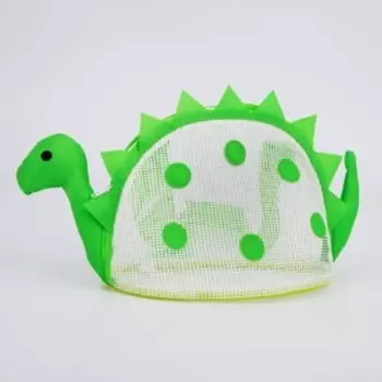 Сумка пляжная "Динозаврик", 28*18*1см, для песочницы, зеленый цвет