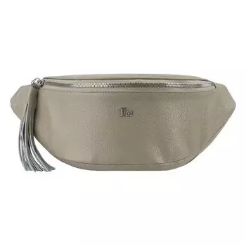 Сумка поясная, молния, н/к, цвет светлое латте 350x125x50