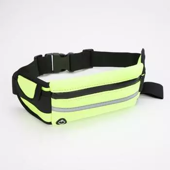 Сумка для бега на молнии, цвет зелёный