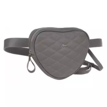 Сумка поясная, отдел на молнии, цвет капучино 18х15х5см