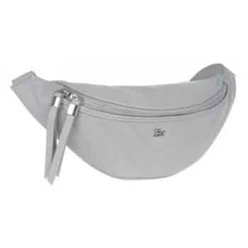 Сумка поясная, отдел на молнии, цвет серый 35х12х5см