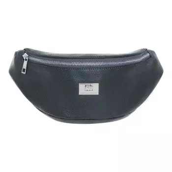 Сумка поясная, отдел на молнии, цвет серый 35х12х5см