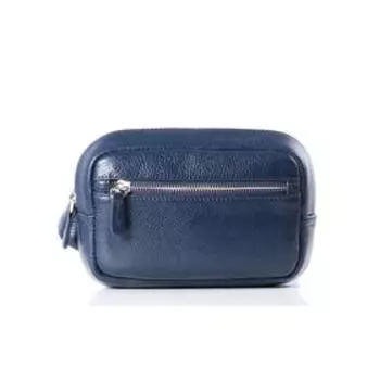 Сумка поясная, отдел на молнии, цвет синий 20х14х4,5см
