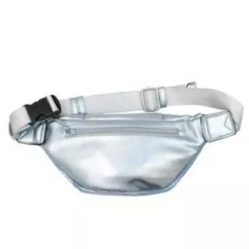 Сумка поясная на молнии LUDOR, цвет голубой