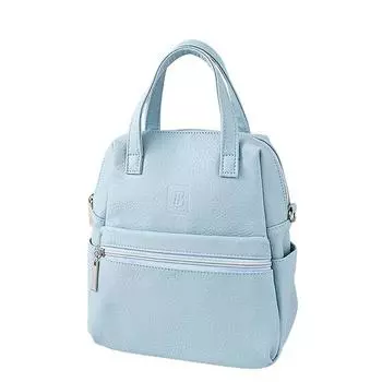 Сумка-рюкзак иск.кожа, цвет бирюзовый