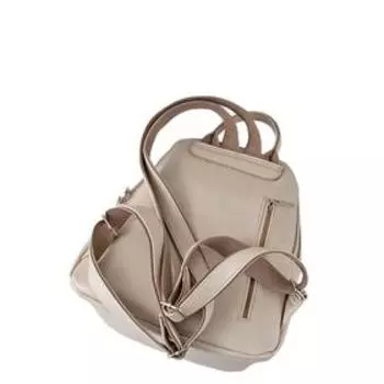 Сумка-рюкзак иск.кожа, молния,цвет бежевый