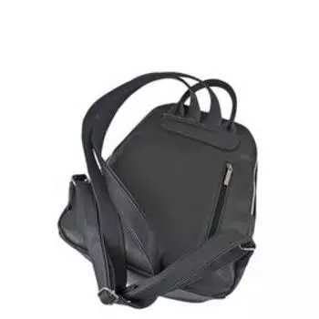 Сумка-рюкзак иск.кожа, молния,цвет черный