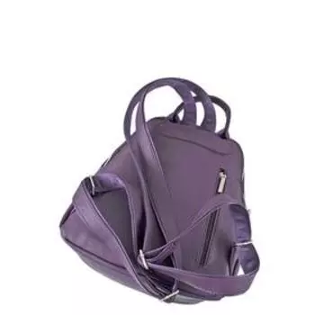 Сумка-рюкзак иск.кожа, молния,цвет фиолетовый