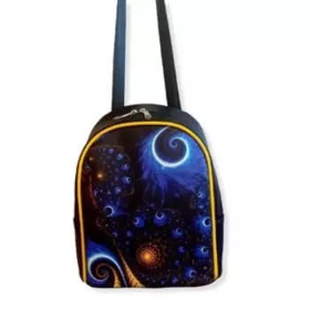 Сумка-рюкзак, отдел на молнии, цвет черный 30х12х30см