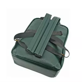 Сумка-рюкзак (В2750-04110) искусственная кожа, зеленый, 1х340х11 см