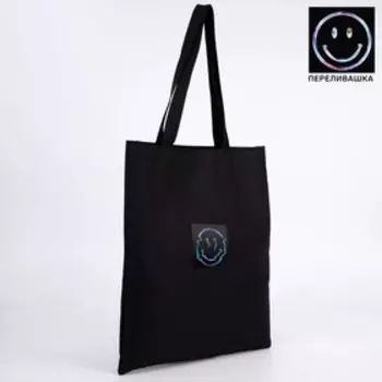 Шопер с голографической нашивкой Emoji