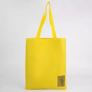 Сумка шопер Peace, желтая