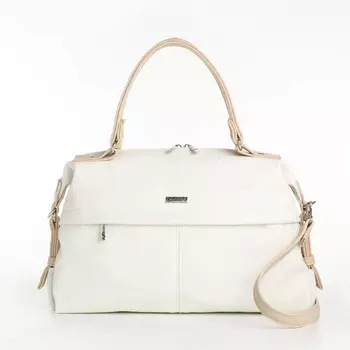 Сумка женская на молнии «Саломея», цвет белый