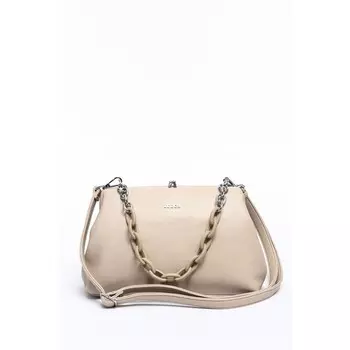 Саквояж на фермуаре LUDOR, цвет серый