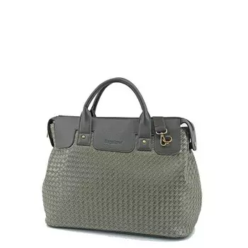 Сумка саквояж, отдел на молнии, цвет коричневый 30х43х18см