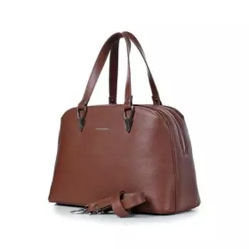 Сумка саквояж, отдел на молнии, цвет рыжий 32х21,5х15,5см