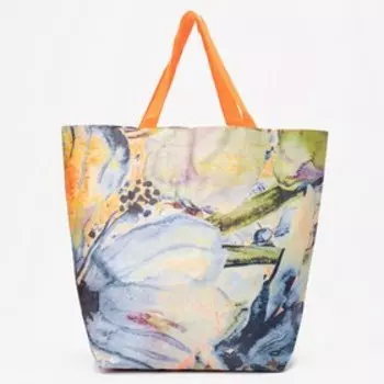 Сумка хозяйственная без застёжки, цвет разноцветный