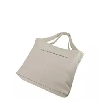 Сумка шопер, отдел на молнии, цвет серый 35х35х12см