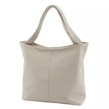 Сумка шопер, отдел на молнии, цвет серый 35х35х12см